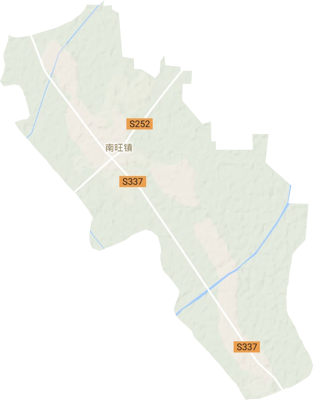 南旺镇地形图