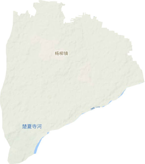 杨柳镇地形图