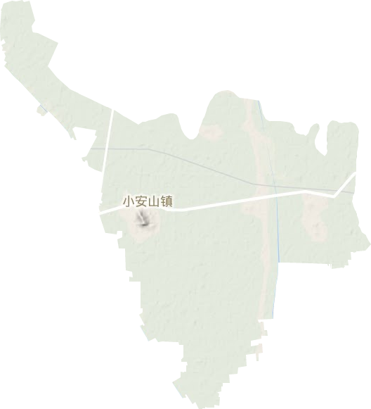 小安山镇地形图