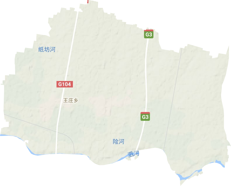 王庄镇地形图