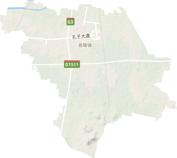 息陬镇地形图