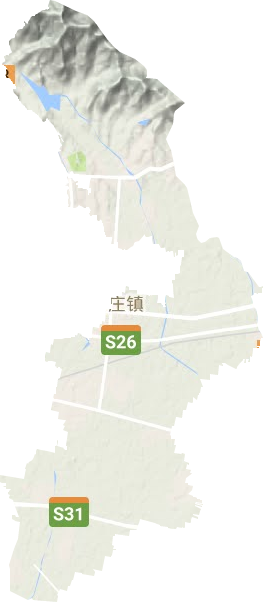 省庄镇地形图