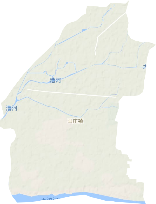 马庄镇地形图