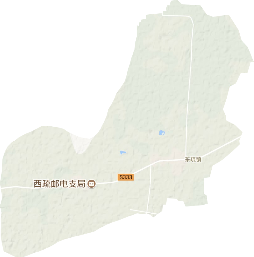 东疏镇地形图