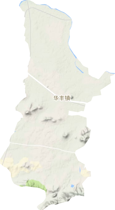华丰镇地形图