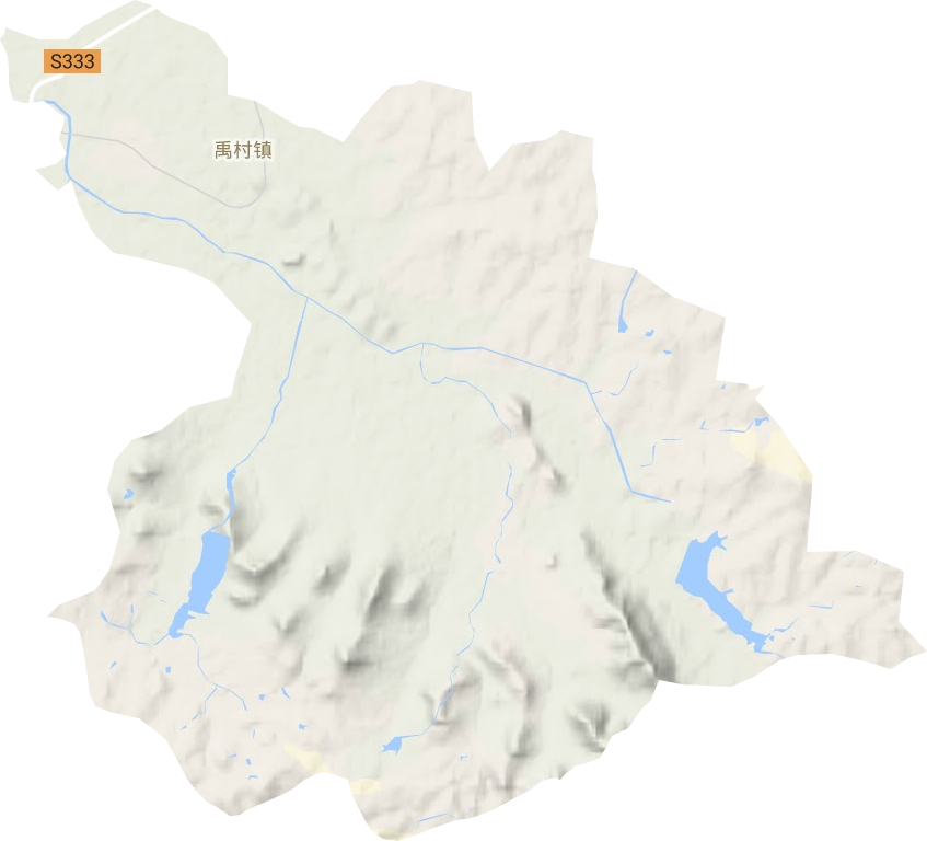 禹村镇地形图