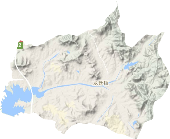 龙廷镇地形图
