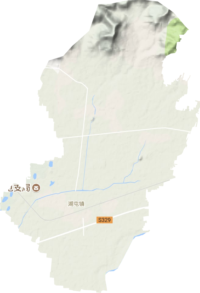 湖屯镇地形图