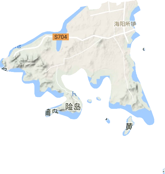 海阳所镇地形图