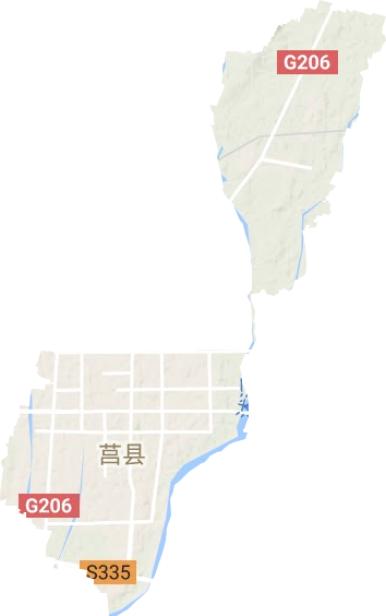 城阳街道地形图