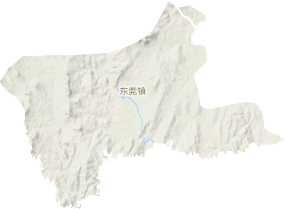 东莞镇地形图