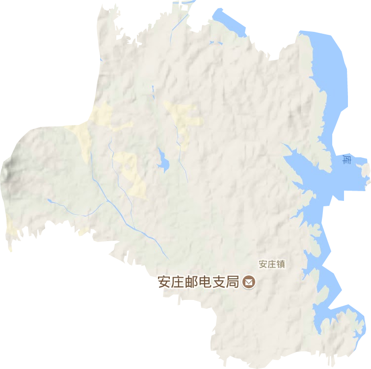 安庄镇地形图