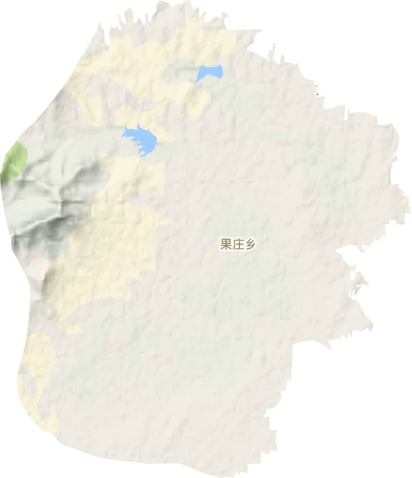果庄乡地形图