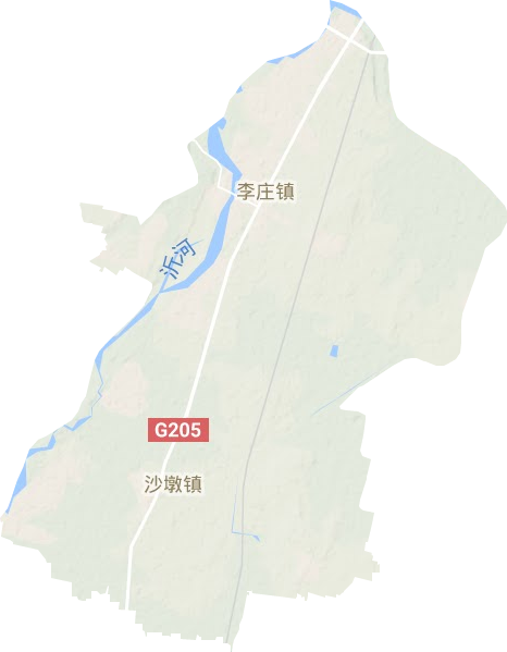 李庄镇地形图