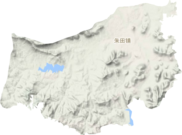朱田镇地形图