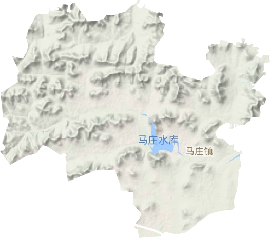 马庄镇地形图