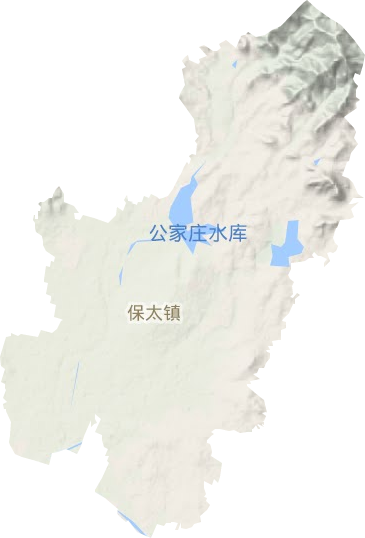 保太镇地形图