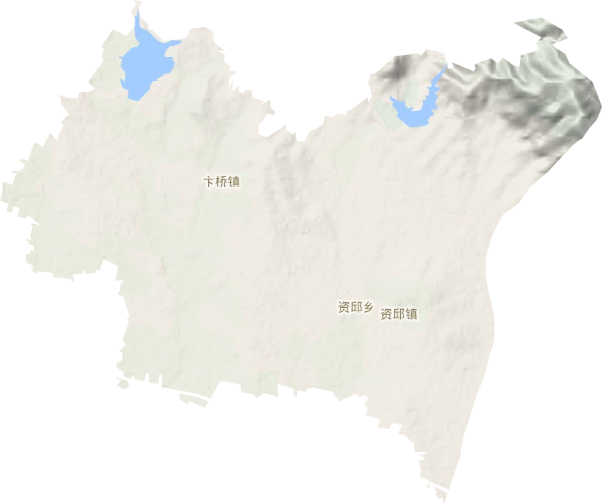 卞桥镇地形图