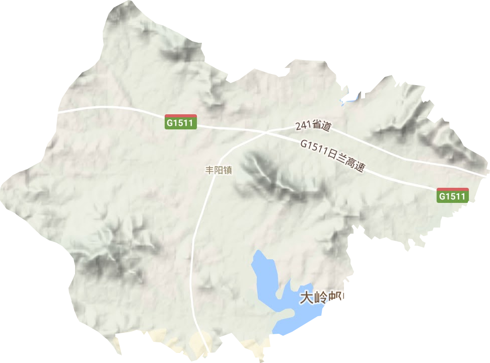 丰阳镇地形图