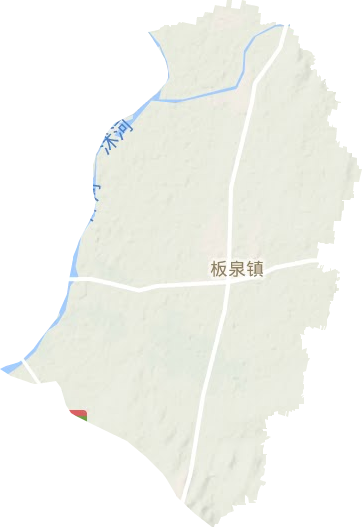 板泉镇地形图