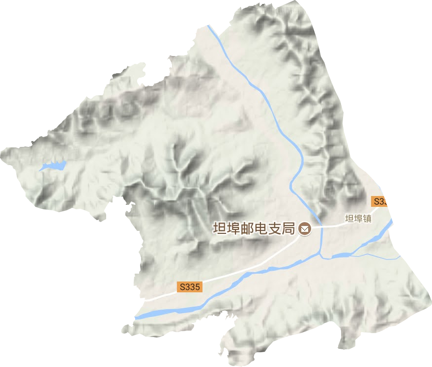 坦埠镇地形图