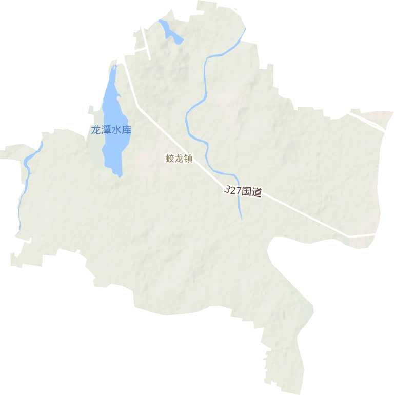 蛟龙镇地形图