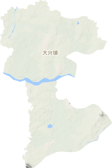 大兴镇地形图