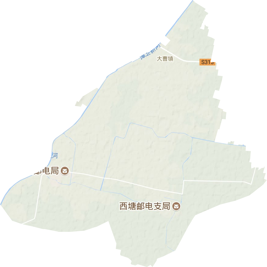 大曹镇地形图