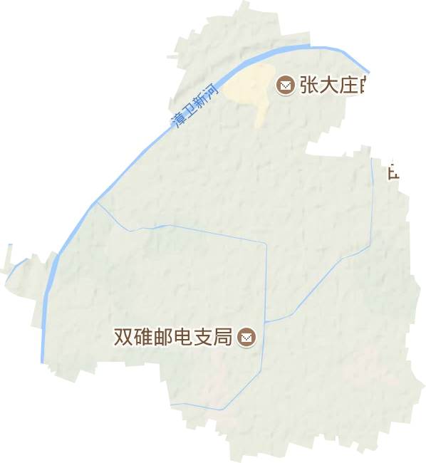 张大庄镇地形图