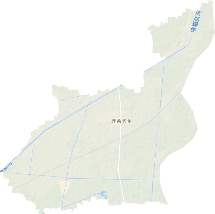 理合务镇地形图