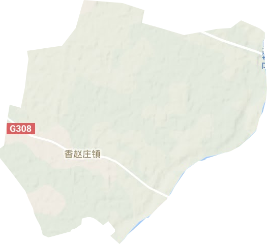 香赵庄镇地形图