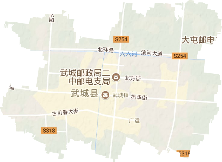 广运街道地形图