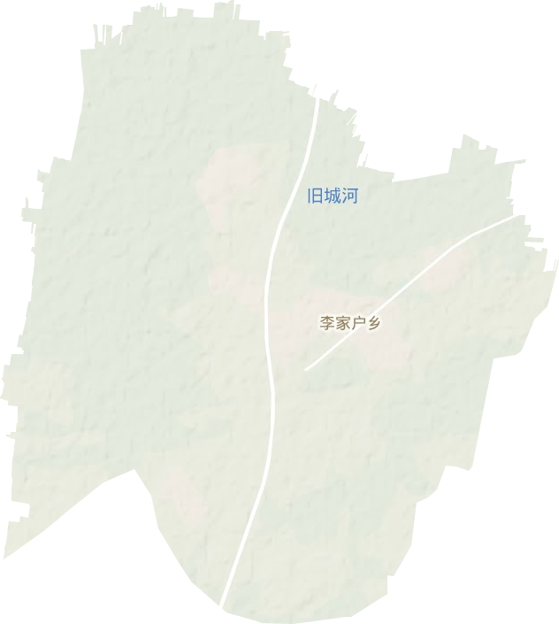 李家户镇地形图