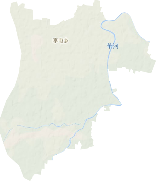 李屯乡地形图