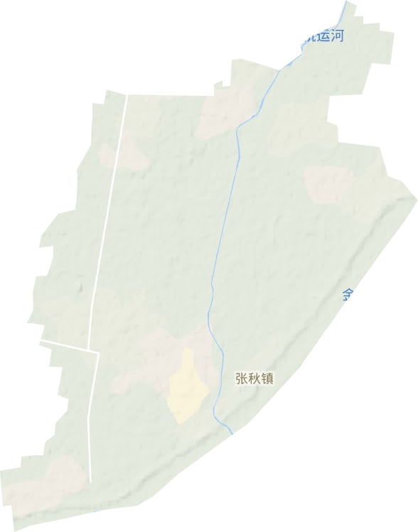 张秋镇地形图