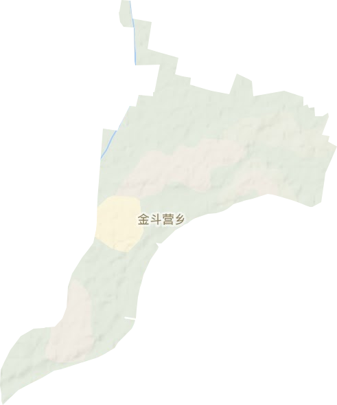 金斗营乡地形图