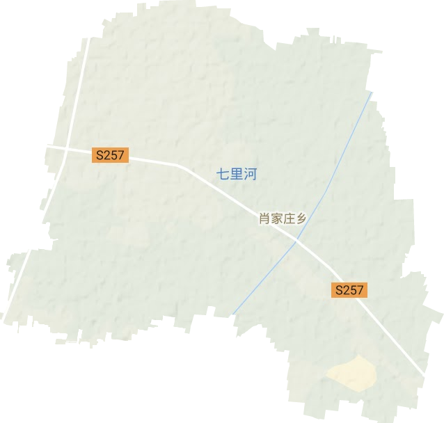 肖庄镇地形图