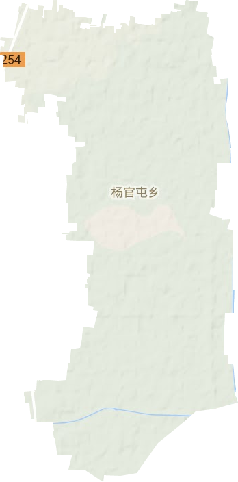 杨官屯乡地形图