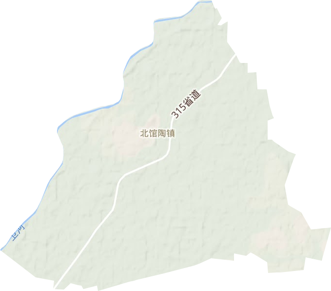 北馆陶镇地形图