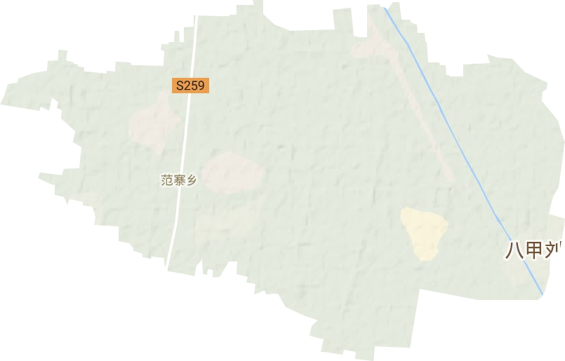 范寨乡地形图