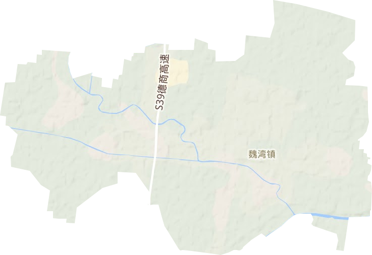 魏湾镇地形图