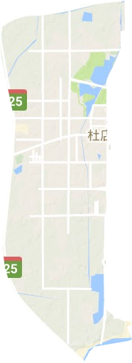 杜店街道地形图