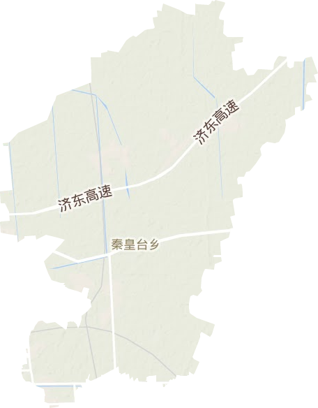 秦皇台乡地形图
