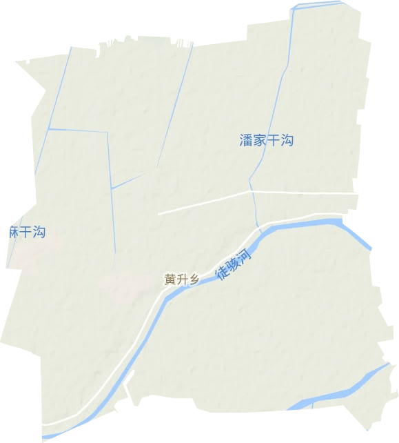 黄升镇地形图