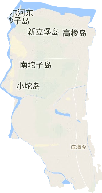 滨海镇地形图
