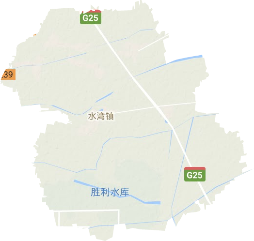 水湾镇地形图