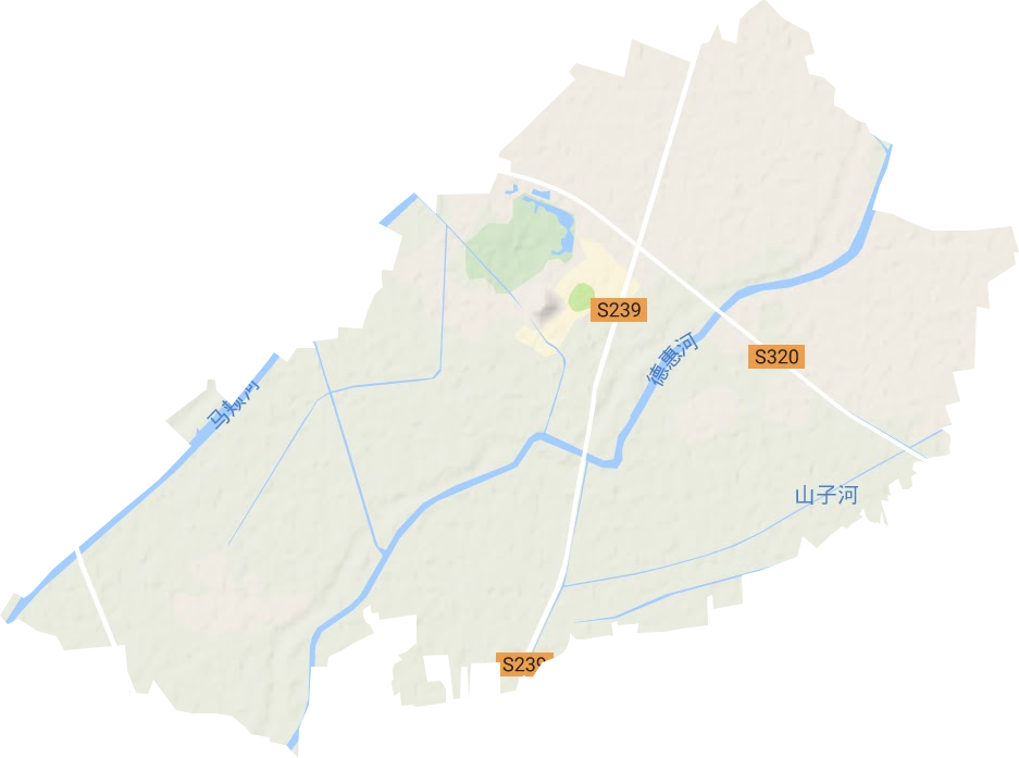 碣石山镇地形图