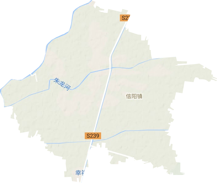 信阳镇地形图