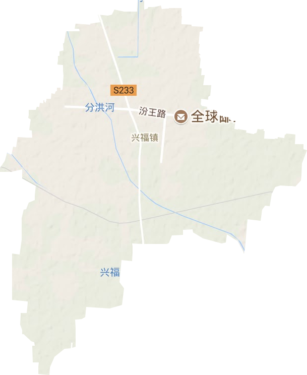 兴福镇地形图