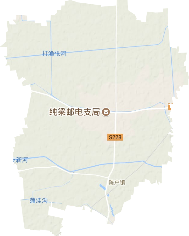 陈户镇地形图